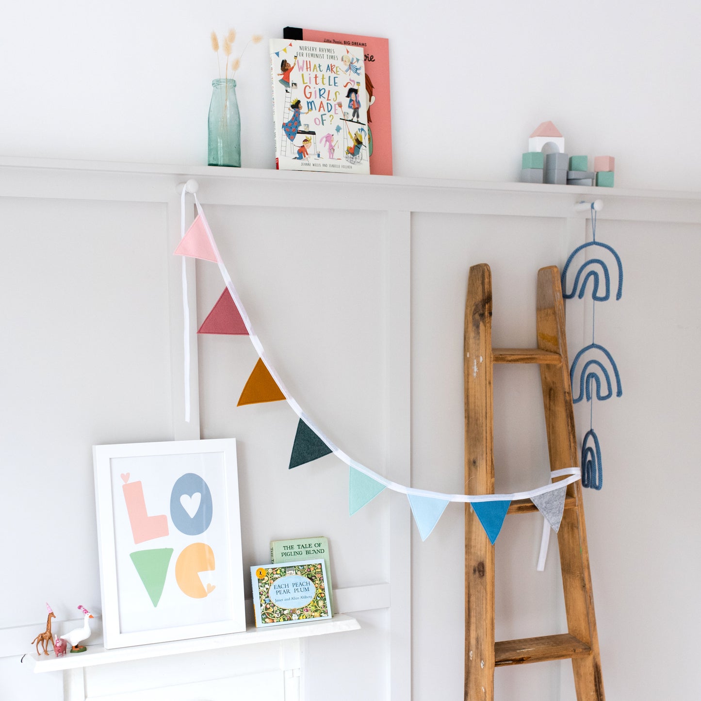 Boho Rainbow Bunting