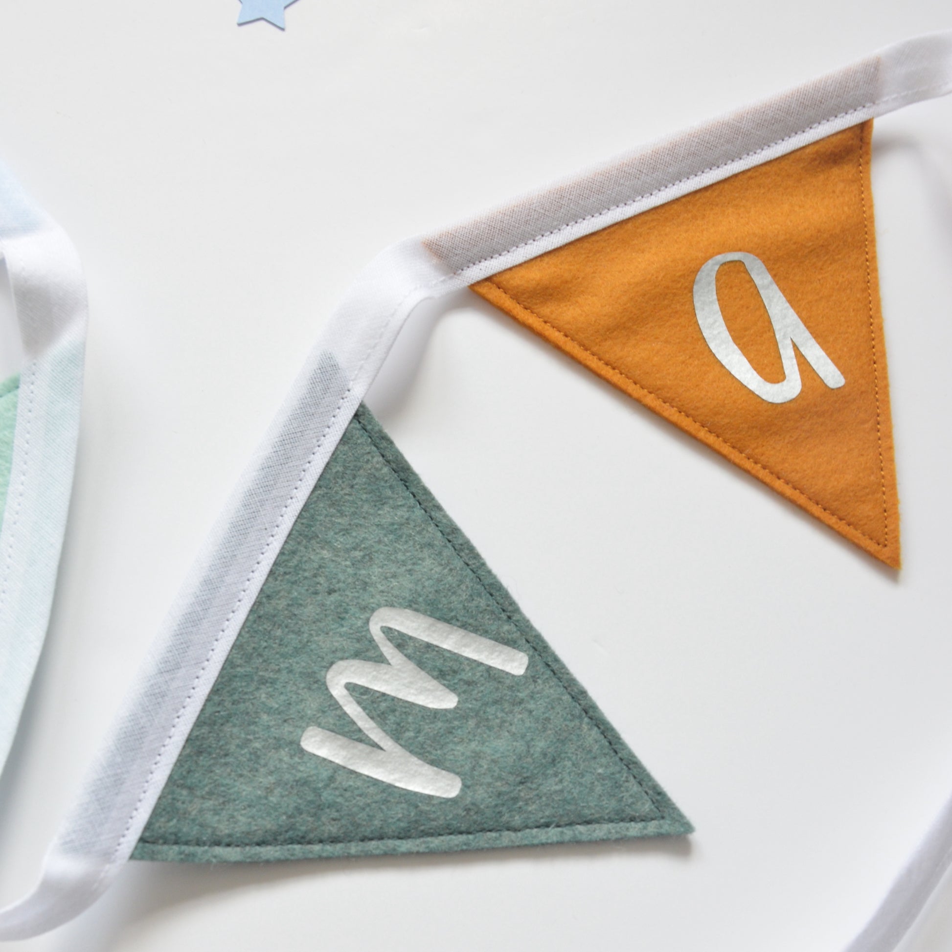 name bunting for baby nursery