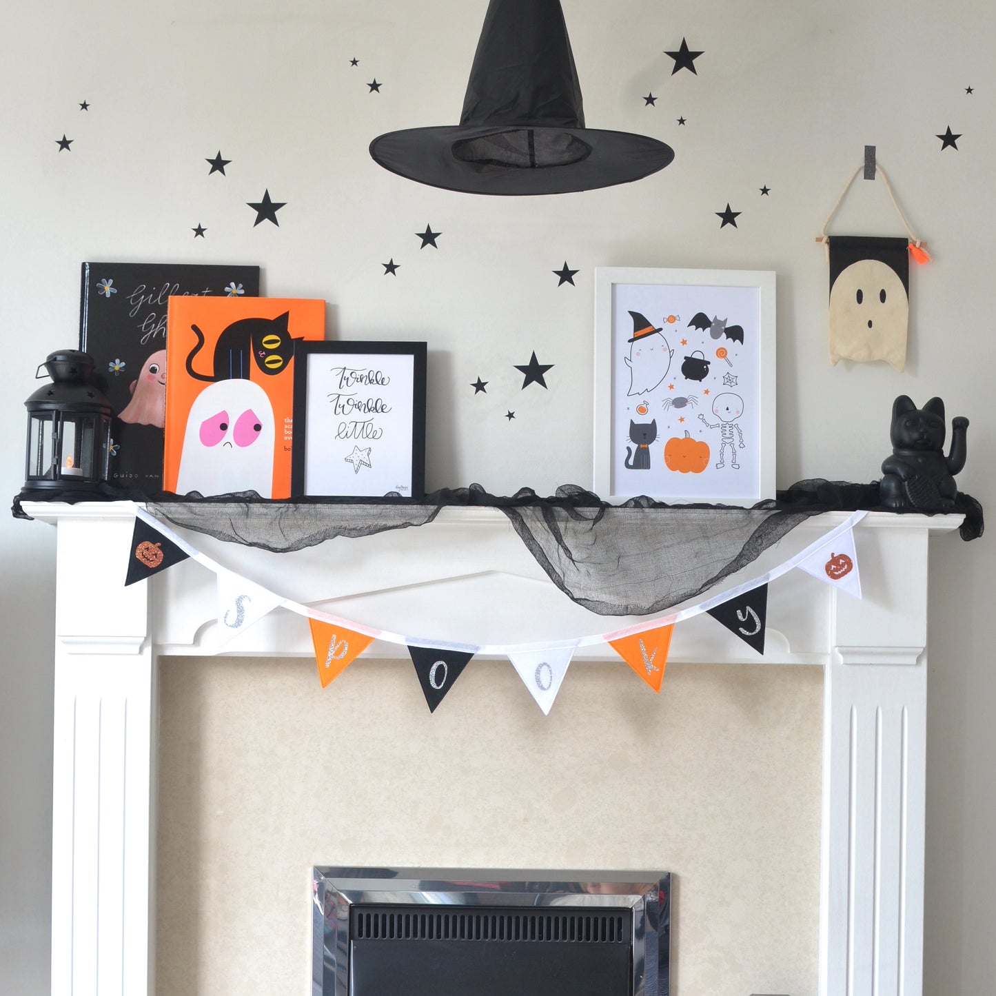 Halloween "Spooky" Bunting | Kids Pumpkin Halloween Decor