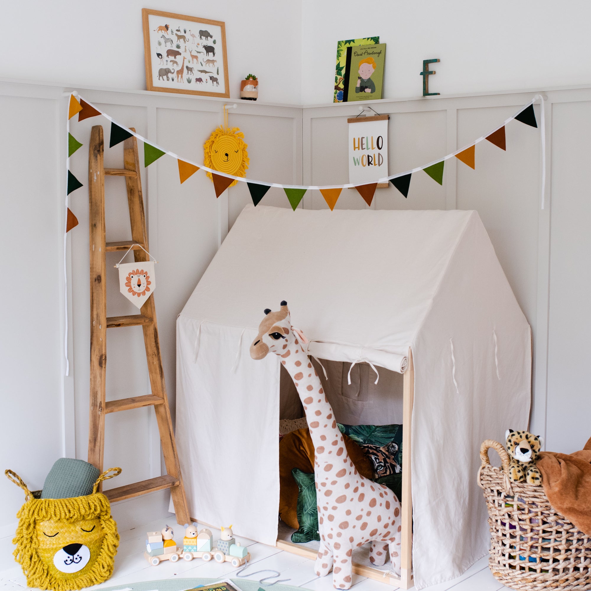 Safari store bunting nursery