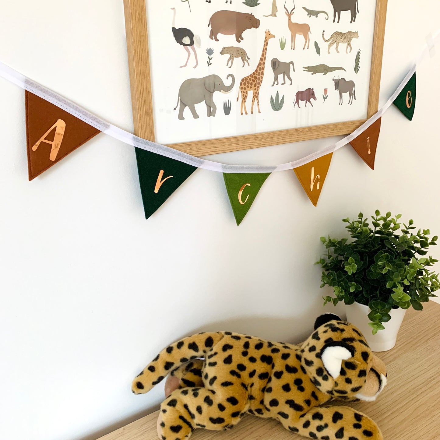 Personalised Jungle Safari Bunting