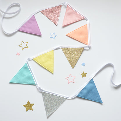 pastel bunting