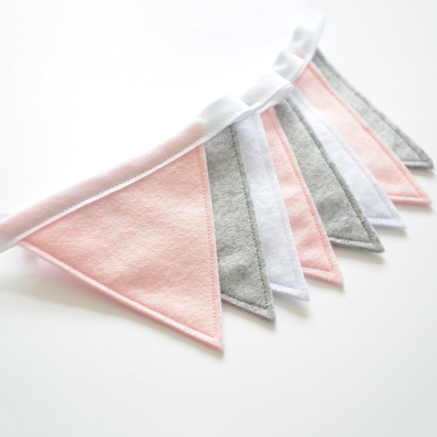 Baby pink girl's bunting