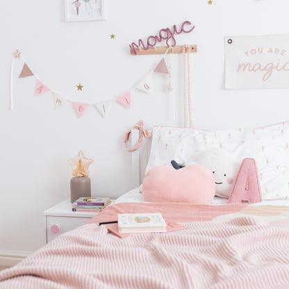 pink princess bedroom