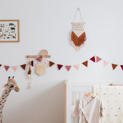 boho baby girl nursery