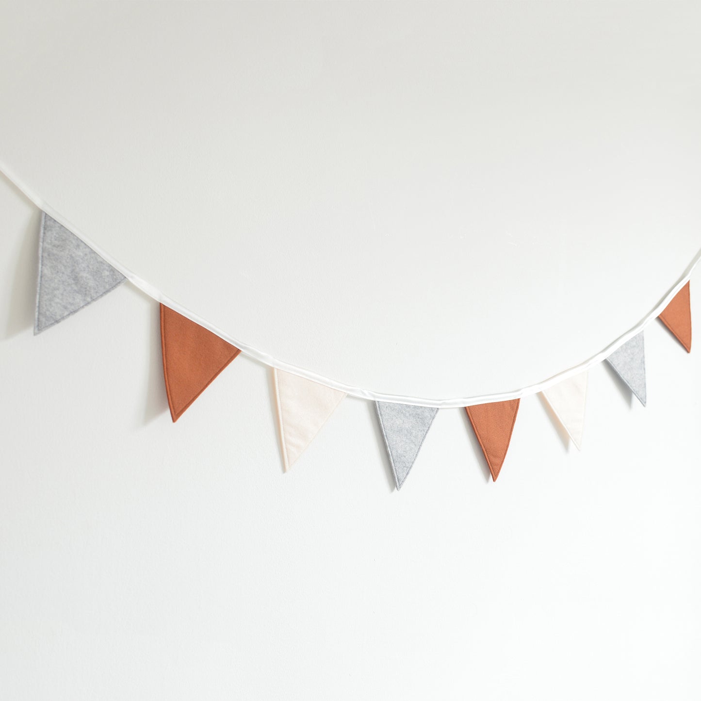 neutral nursery bunting