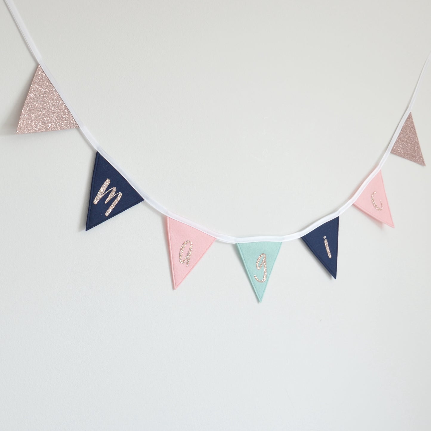 pastel bunting - kids decor