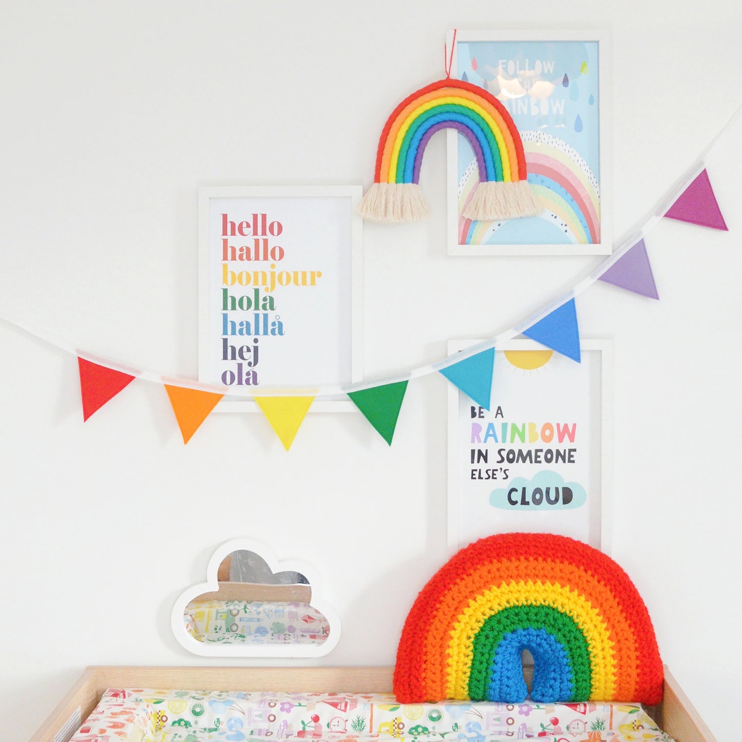 Rainbow Kids Decor